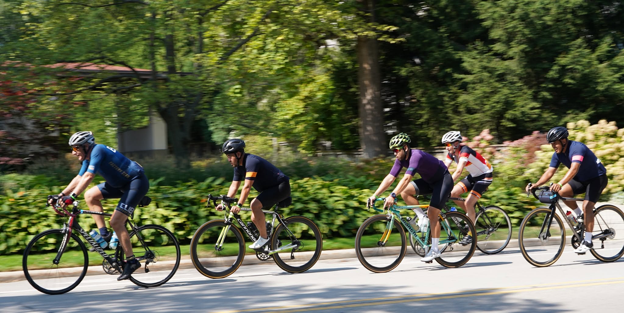 North Shore Century cyclists